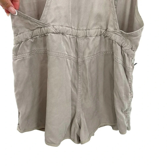 Aritzia Wilfred Free Beatriz Drawstring Overall Romper Ashen Gray Size XS - Picture 7 of 10